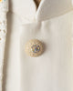 Ivory Floral Open Jodhpuri Set with Inner Half Sleeve Jacket