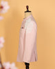 Peace Pink Jodhpuri Set with White Kardana Work