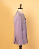 Lavender Velvet Jodhpuri with Floral Kardana Work