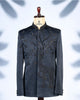 Designer Navy Blue Embroidered Jodhpuri Blazer Set