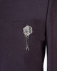 Designer Lavender Purple Jodhpuri Blazer Set with Black Kardana Work
