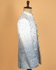 Dual Tone White Grey Jodhpuri with Full Body Embroidery