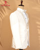 Off-White Armani Fabric Tuxedo with Beads & Kardana Handwork