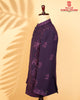 Purple Multi-Tone Embroidered Jodhpuri Suit with Beads Work (Round Neck Bandhgala)