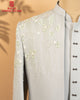 Mint Green Armani Texture Fabric Open Jodhpuri with Beads, Kardana & Light Embroidery Work (Metal Buttons)