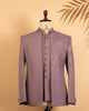 Italian Fabric Open Jodhpuri with Beads Work & Fancy Metal Buttons