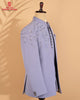 Light Lavender Italian Fabric Open Jodhpuri with Beads Work & Embroidery